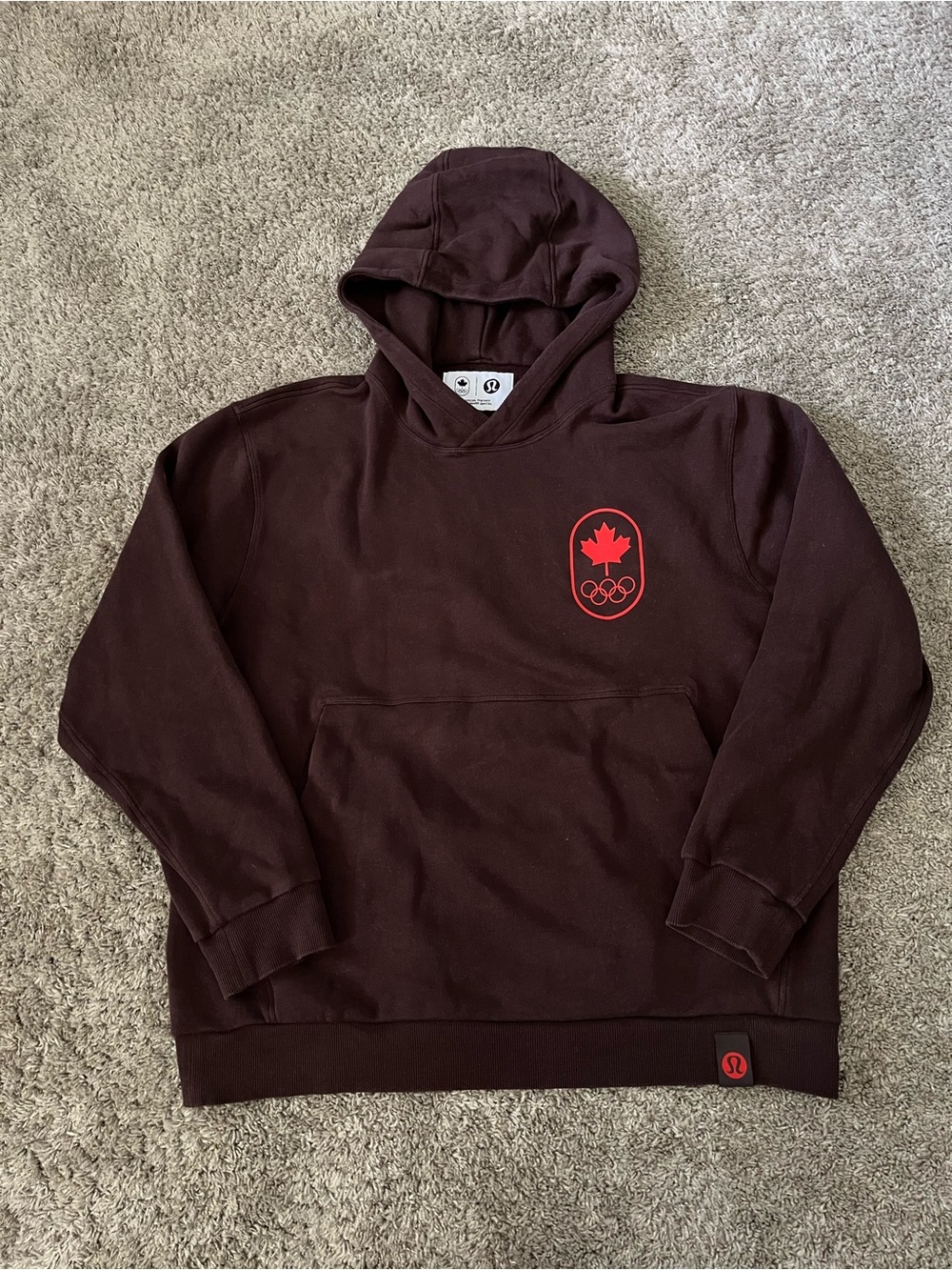 Lululemon Promo Team Canada Steady State Hoodie 2026 Olympics Men Size M Rare